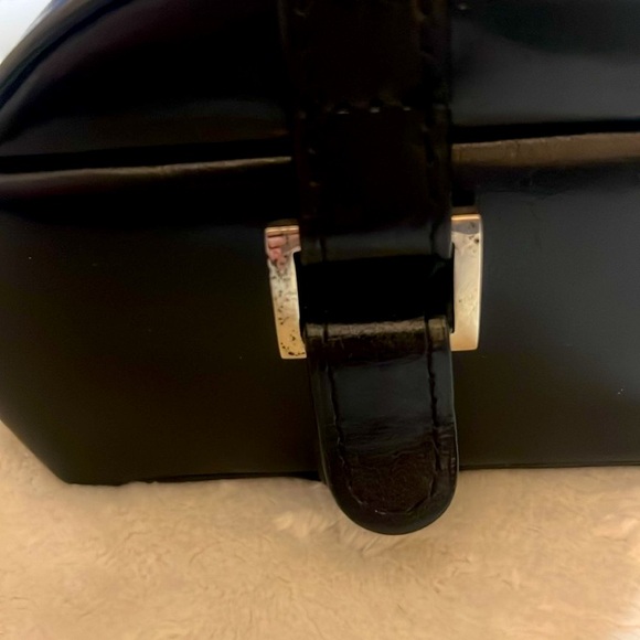 BUY NOW🖤🖤🩶GENUIN LEATHER JEWELRY BOX WITH MIROR 🩶🖤🖤 - Picture 3 of 12